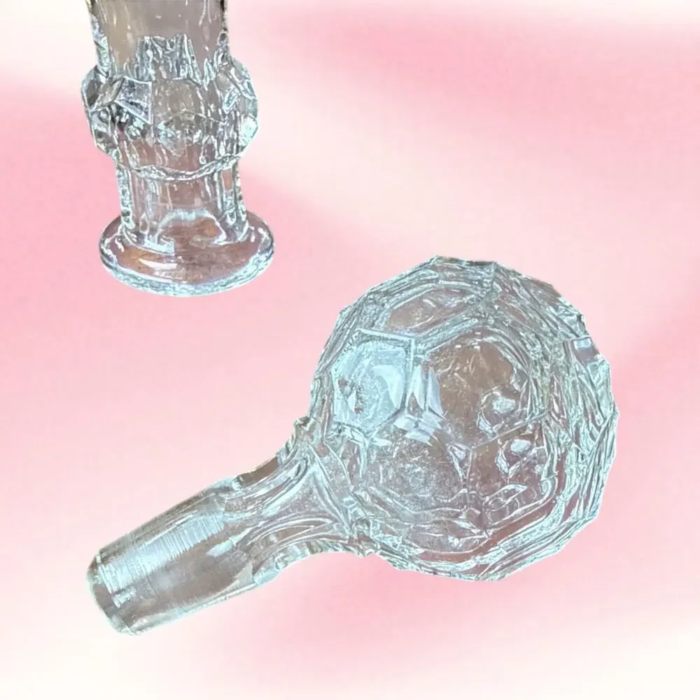 Vintage Hofbauer Byrdes West Germany Lead Crystal Decanter Statement